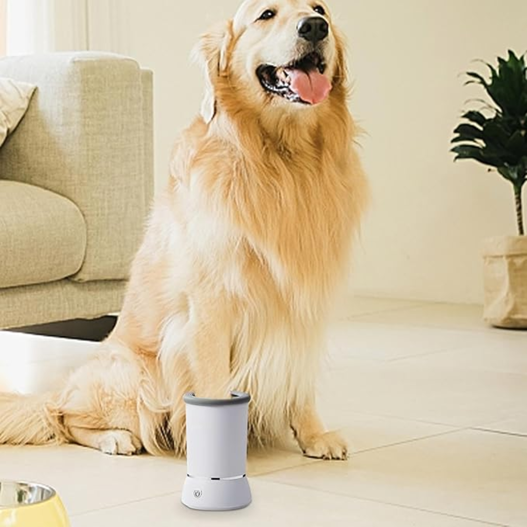 Limpiador de patas de perro automático