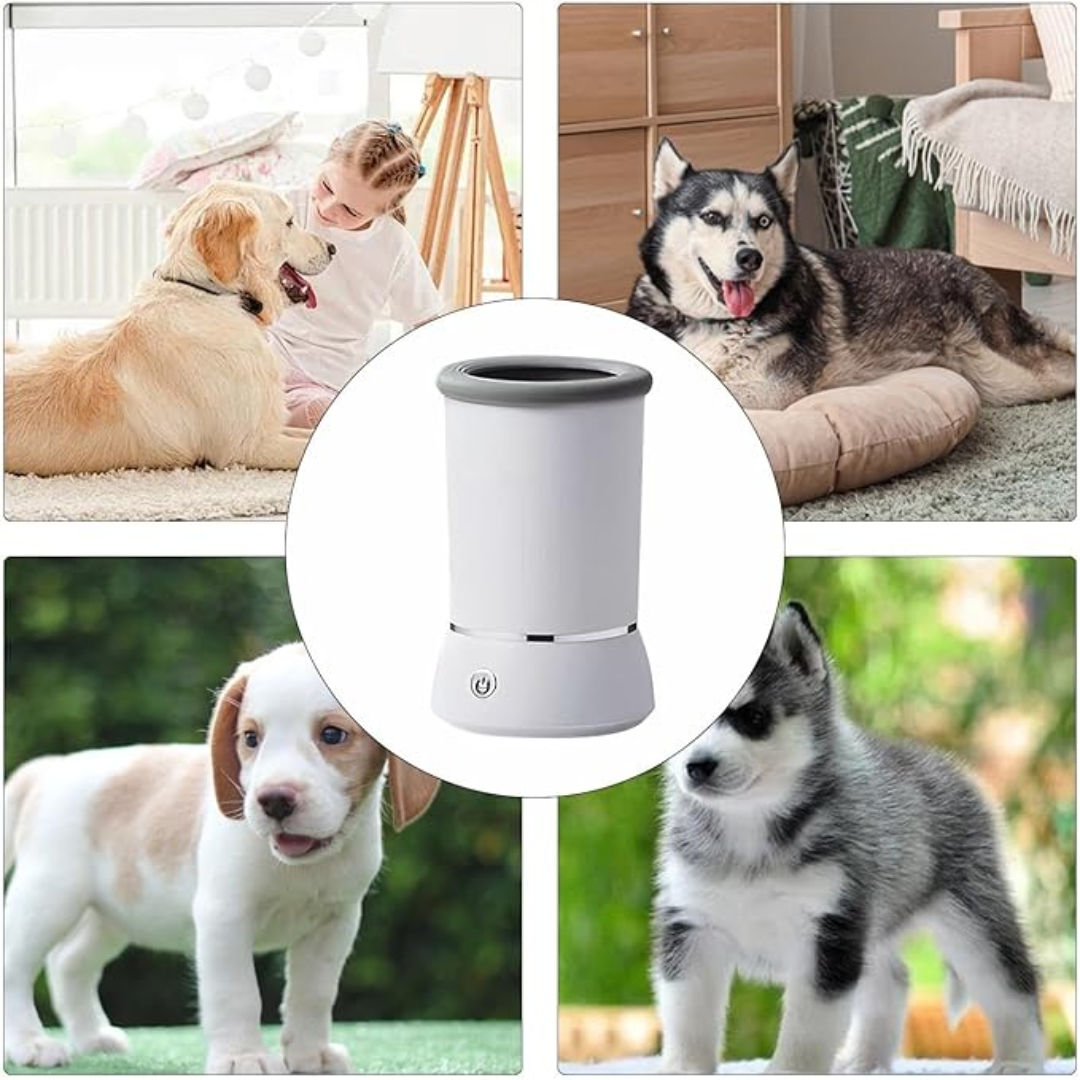 Limpiador de patas de perro automático