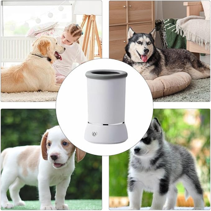 Limpiador de patas de perro automático